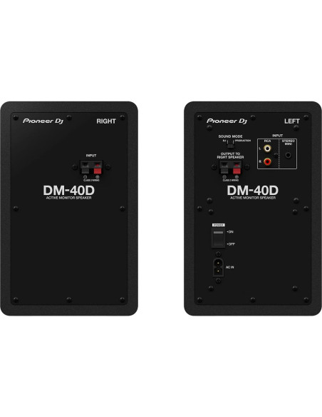 Altavoces Monitores Activos Pioneer DJ DM-40D 38W 4" Negro