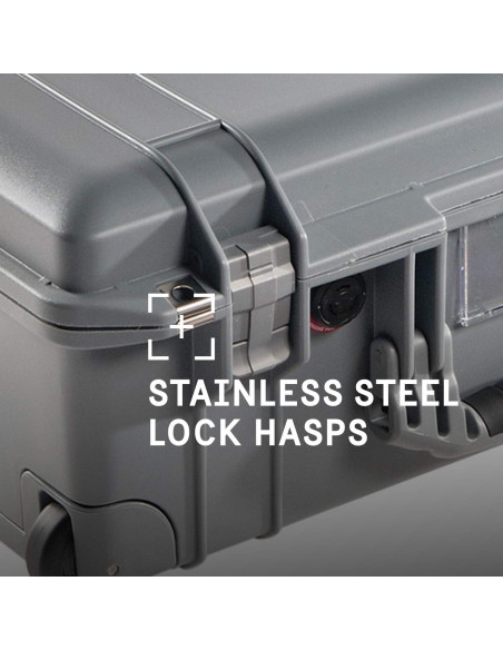 Estuche Pelican 1535 Air Negro Sin Espuma 55.8x22.8x30.4cm