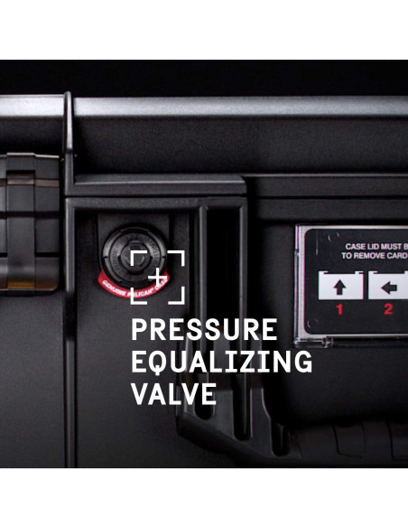 Estuche Pelican 1535 Air Negro Sin Espuma 55.8x22.8x30.4cm