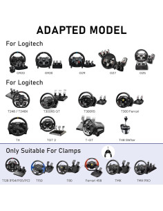 Soporte de Volante DIWANGUS Plegable para Simulador de Carreras 2
