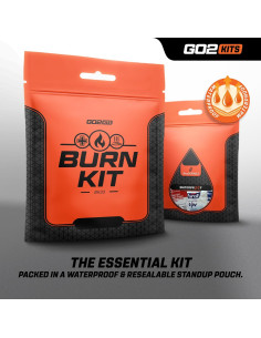 Kit de Primeros Auxilios para Quemaduras Go2Kits BK33 - Compacto y Resellable 2