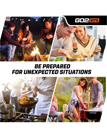 Kit de Primeros Auxilios para Quemaduras Go2Kits BK33 - Compacto y Resellable