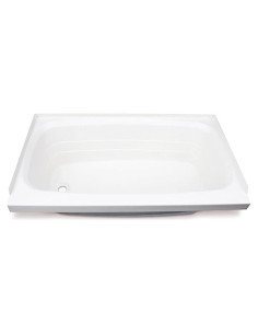 Bañera Lippert 67x35cm Blanca Acrílico ABS Izquierda