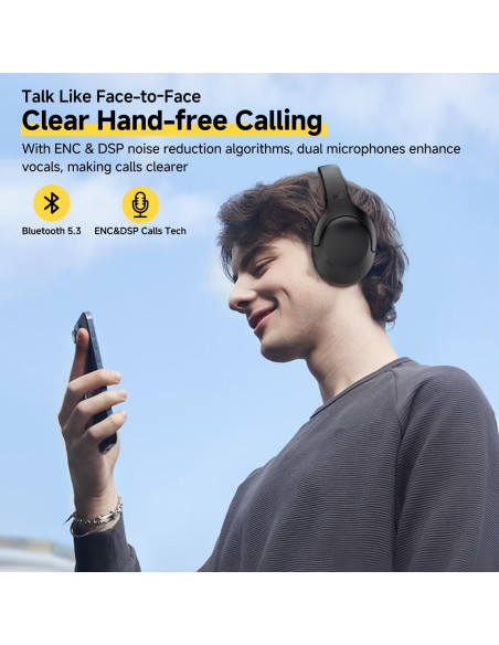 Auriculares Inalámbricos QCY H3 LITE con ANC y 60H Reproducción