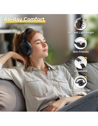 Auriculares Inalámbricos QCY H3 LITE con ANC y 60H Reproducción