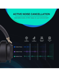 Auricular Bluetooth Yealink BH76 Plus USB-A con ANC y Micrófono 2