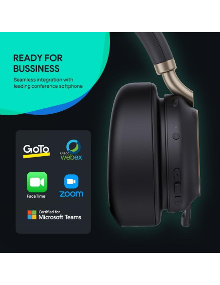 Auricular Bluetooth Yealink BH76 Plus USB-A con ANC y Micrófono