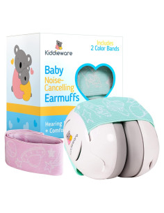 Auriculares para Bebés Aislantes con Cancelación de Ruido Verde