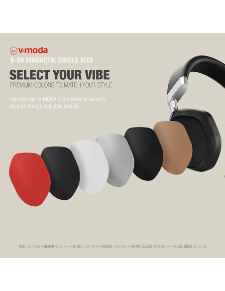 Kits de Escudo Magnético V-MODA S-80 | Personaliza tus Auriculares