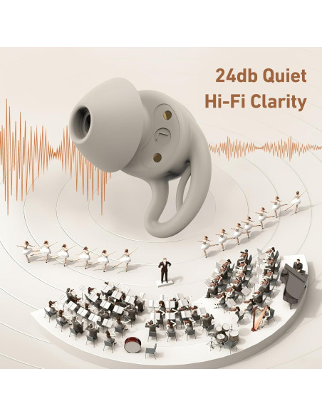 Auriculares In-Ear Pansonite TS16 Bluetooth 5.4 para Dormir