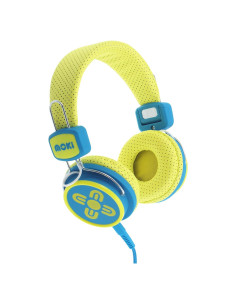 Auriculares Moki Limitados en Volumen para Niños 89dB Amarillo/Azul