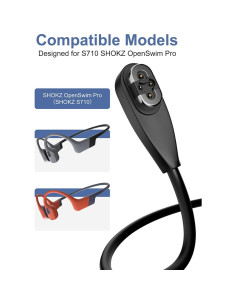 Cable de Carga USB Magnético 1m Shokz OpenSwim Pro S710 2