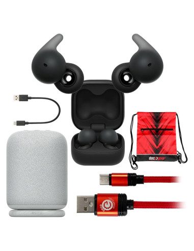 Auriculares Inalámbricos Sony LinkBuds Abiertos Negro con Altavoz