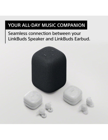 Auriculares Inalámbricos Sony LinkBuds Abiertos Negro con Altavoz