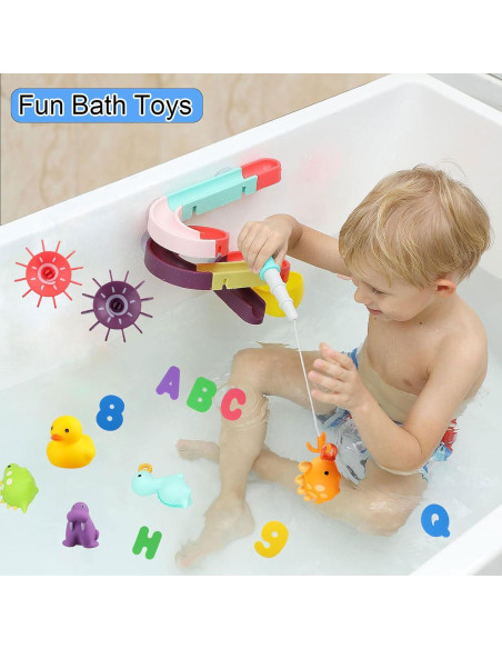 Set de 70 Juguetes de Baño HOMNIVE para Niños 1-3 Años
