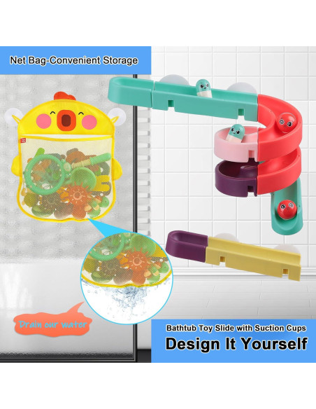 Set de 70 Juguetes de Baño HOMNIVE para Niños 1-3 Años