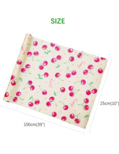 Rollos de Envoltura de Cera de Abeja 25 x 99 cm Envolturas Ecológicas 2