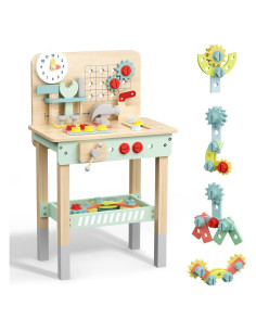 Banco de Trabajo de Madera Floisdace para Niños 39.88x25.94cm