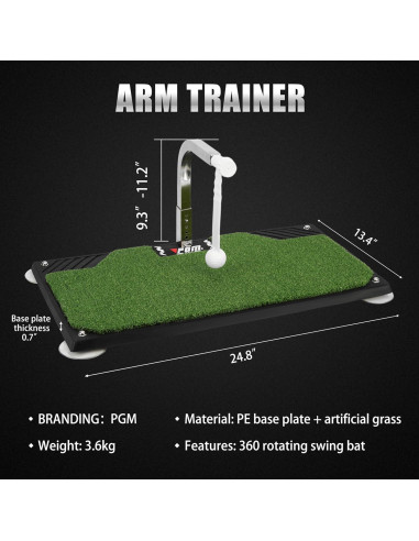 Entrenador de Swing de Golf PGM HL005-1 Ajustable 5 Alturas