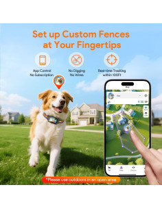 Sistema de Cerca Inalámbrica GPS Meowant para Perros 4.5-54 kg 2