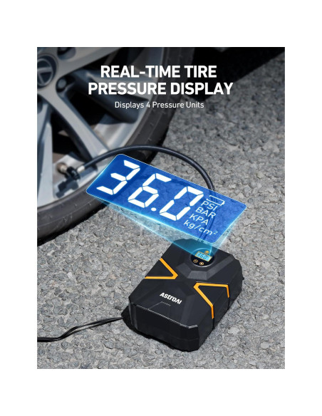 Compresor de Aire AstroAI S1 12V Digital 150 PSI