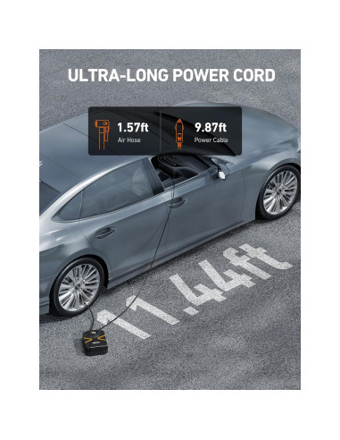 Compresor de Aire AstroAI S1 12V Digital 150 PSI