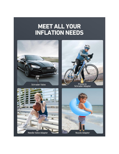 Compresor de Aire AstroAI S1 12V Digital 150 PSI