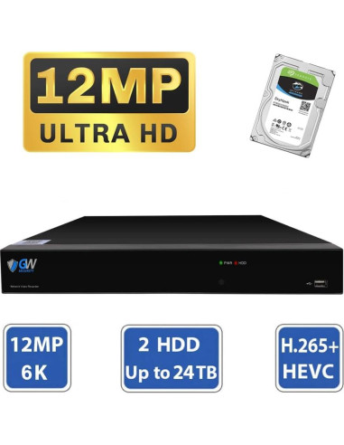 Sistema de Cámara de Seguridad GW 16 Canales 4K 8MP AI