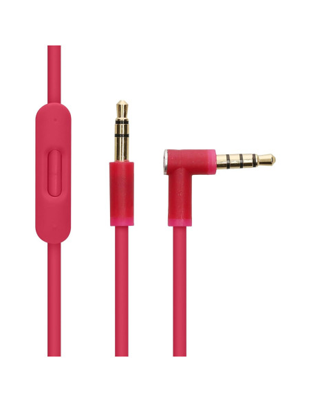 Cable de Auriculares kwmobile Rosa 140cm para Beats Studio/Mixr