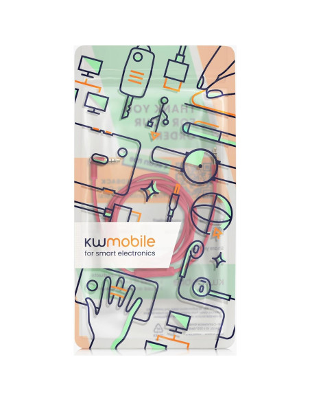 Cable de Auriculares kwmobile Rosa 140cm para Beats Studio/Mixr