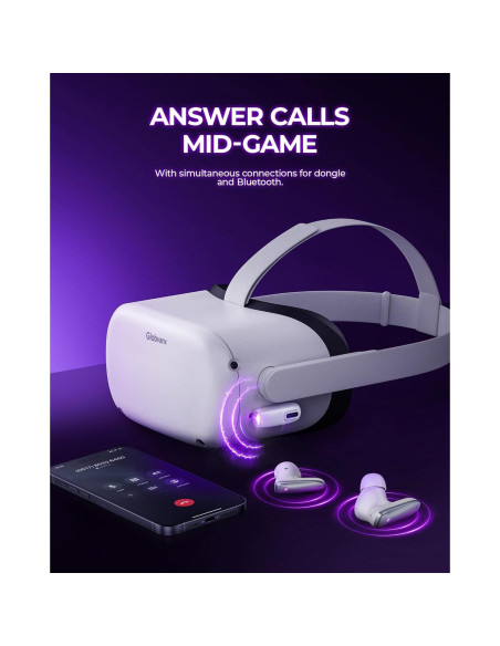 Auriculares Inalámbricos Globvanx V2 para Juegos - Bluetooth 5.4