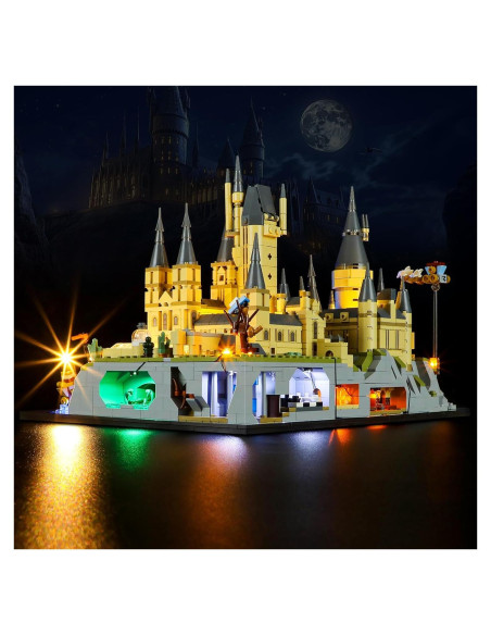 Kit de Luz BOOZUU para LEGO 76419 Castillo Hogwarts - Iluminación Premium