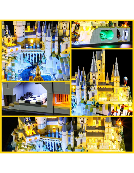 Kit de Luz BOOZUU para LEGO 76419 Castillo Hogwarts - Iluminación Premium
