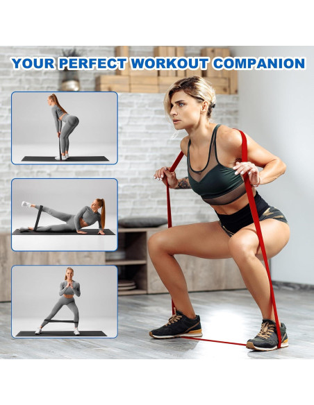 Bandas de Resistencia Tking 140LBS 5 Niveles para Gimnasio