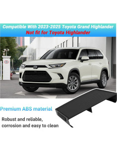 Organizador de Consola Central Sinminou para Toyota Grand Highlander 2023-2025 2