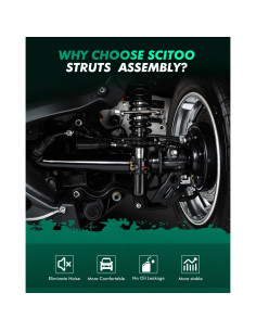 Amortiguadores Traseros SCITOO para Toyota Corolla 2009-2013 2