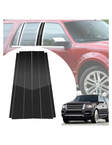 Moldura de Pilar de Ventana SKYLOTEC para Ford Expedition 1997-2016