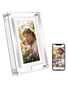 Marco Digital de Fotos WiFi Frameo 5" Acrílico 32GB