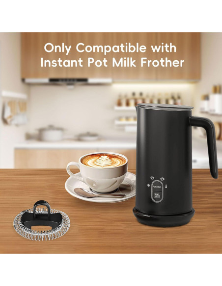 Batidores de acero inoxidable Pyxcxm para espumador Instant Pot