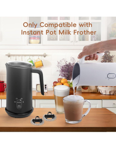 Batidores de acero inoxidable Pyxcxm para espumador Instant Pot