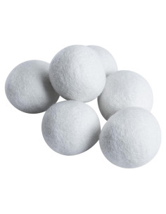 Bolas de Secadora de Lana Evriholder - Paquete de 6 - Suavizante Natural