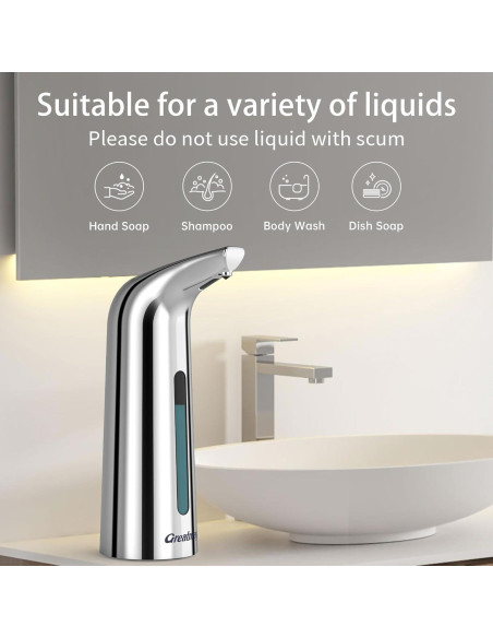 Dispensador de Jabón Automático Greatmay 400ml con Sensor Infrarrojo Dispensador de Jabón Automático Greatmay 400ml con Sensor Infrarrojo