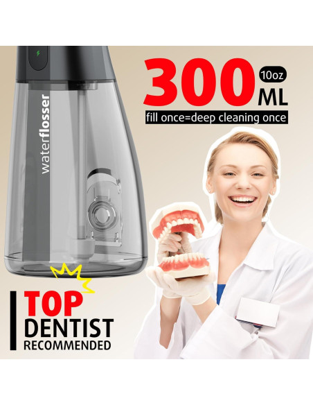 Irrigador Dental G.CATACC Kids 300ml 4 Puntas Recargable