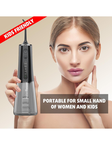 Irrigador Dental G.CATACC Kids 300ml 4 Puntas Recargable