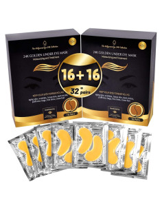 Parches para los Ojos de Oro 24K Top Fortune - 32 Pares