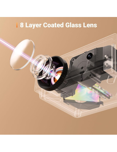 Proyector Mini ARTSEA HD 1080P Portátil para iPhone y Android