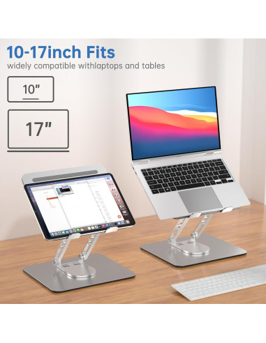 Soporte para Laptop Ajustable GleYo TM1 Ergonómico 30 cm