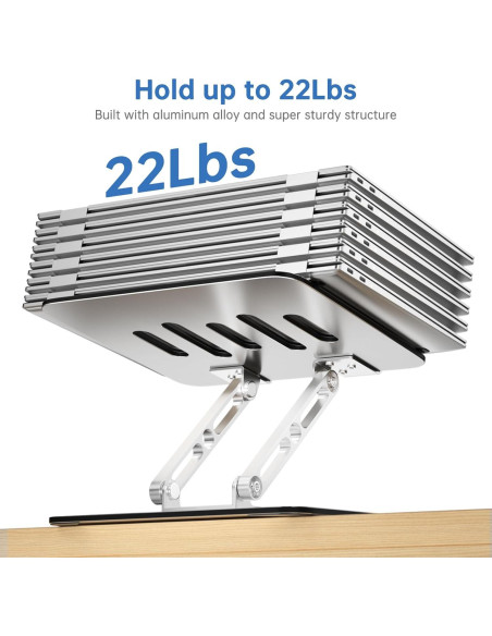 Soporte para Laptop Ajustable GleYo TM1 Ergonómico 30 cm