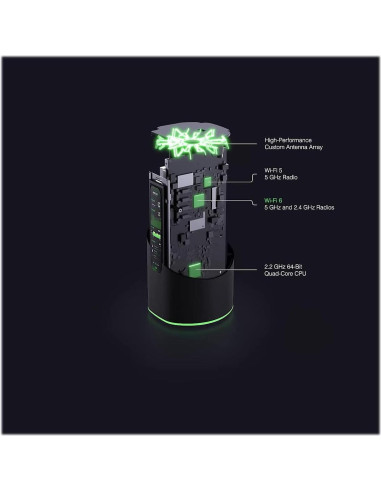 Router Tri-Band AmpliFi Ubiquiti Alien WiFi 6 7685 Mbps