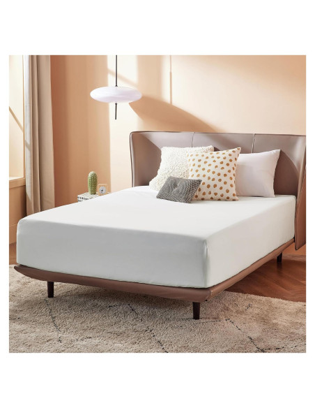 Sábana Ajustable Queen Bedsure Microfibra Ultra Suave 40.64 cm